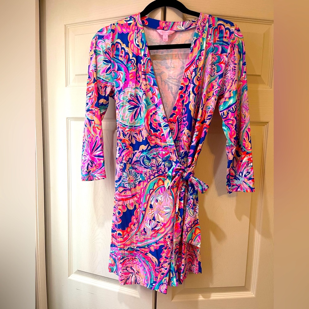 Lilly Pulitzer wrap romper